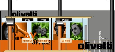 Olivetti, stand fieristico