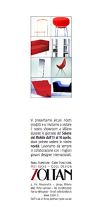 Annuncio pubblicitario del Salone del Mobile