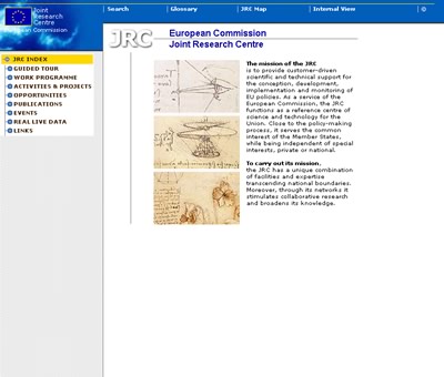 sito del JRC su database